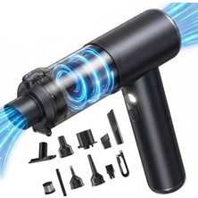 Zenviaa Snapron SNV-3001 100W 17000PA Şarjlı Mini Araç ve Ev Süpürgesi + Eva Taşıma Çantalı