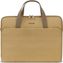Mack MCE-1513 Nova Eco Çevre Dostu Laptop Çantası, 15.6 Inç Bilgisayar Çantası, Kadın ve Erkek Notebook Çantası, Ykk Fermuarlı Macbook Çantası, Iş ve Evrak Çantası, Camel