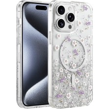 Freedom Storee Onegif Apple Iphone 15 Pro Max Misk Simli Magsafe Kapak - Desen 2