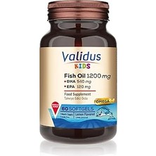 SHC4200 Validus Kids Fish Oil 1200 60 Softgel