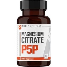 SHC4200 Magnesium Citrate P5P – Magnezyum Sitrat + B6 (P5P) – 200 – 60 Edici Gıda