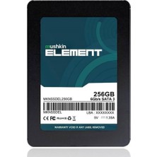 SHC4200 Mushkin Element, 256GB, 500-420MB/S, 2.5&amp;quot;, Sata3, SSD (MKNSSDEL256GB)