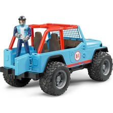 Urfakent Jeep Cross Mavi Safari Aracı ve Kasklı Pilotu
