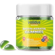 SHC4200 Validus Biotin Keratin 60 Gummies