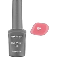 SHC4200 Alix Avien Koyu Pembe Kalıcı Oje 59-Yoğun Renk Veren Jel Oje 12 Ml-Nail Uv Gel Polish 59