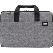 Mack Cityfit MCC-702 Laptop Çantası, Erkekler ve Kadınlar Için Profesyonel Bilgisayar Çantası, 13,3 Inç - 14.1 Inç Notebook Çantası, Evrak Çantası, Gri