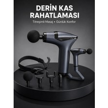 Astraltech Taşınabilir 3in1 Masaj Aleti Şarjlı Titreşimli Esneme Bantlı Yeni Nesil