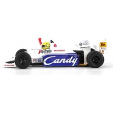 NW NessiWorld 1/64 Model Araç TG184 #19 Ayrton Senna 1984 Monaco Grand Prix 2nd Place