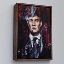 Uslucan Alışveriş Ahşap Çerçeveli Thomas Shelby - Tommy Shelby TABLO-7842