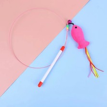 Yusa Stores Balıklı Kedi Oyun Oltası 90 Cm
