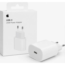 Apple Orjinal 20W Usb-C Güç Adaptörü Pd Hızlı Şarj iPhone 11 12 13 14 15 16 Uyumlu Type-C MD3J4TU/A