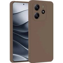 Magicool Xiaomi Redmi Note 14 4g Kılıf First Silikon - Kahverengi