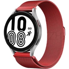 Starseven Watch 20MM Metal Mıknatıslı Kordon - Kırmızı