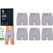 Yıldız Çamaşır Erkek Bambu Likralı Boxer (320-324) - 6 Adet