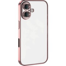 Magicool Iphone 16 Plus Kılıf Razer Lensli Silikon - Pembe