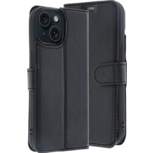 Magicool Iphone 15 Trend S Plus Kapaklı Kılıf - Siyah