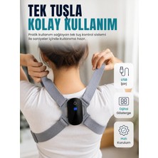 Astraltech Ayarlanabilir Askılı Akıllı Dik Duruş Destekleyici Dijital Göstergeli Dik Duruş Cihazı