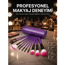 Astraltech 12 Parça Profesyonel Makyaj Fırçası Far Fırçası Allık Fırçası Yumuşak Kıllı