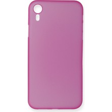 Fırsatkolik iPhone Xr Kılıf Pp Ultra Ince Kapak - Pembe