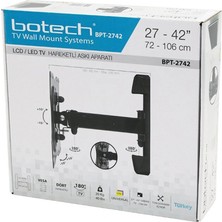 Marsilyan Hareketli Tv Askı Aparatı - 27-42 Inç - 72-106 cm - LCD LED Tv Uyumlu