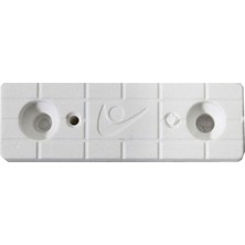 Starseven Plastik Takoz Ayak Baza Pabucu Denge Çubuğu Takozu 5 cm (10 Adet) Beyaz