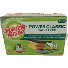 Starseven Scotch Brite Scotch Brite Power 2'li Sünger x 2 Paket/tırnak Koruyuculu
