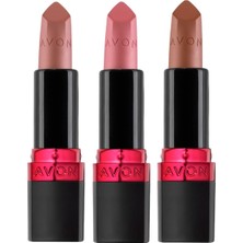 Starseven Avon Ultra Mat Ruj Paketi Marvellous Mocha, Nude Suede Pure Pink
