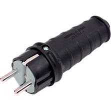 Colezium Kauçuk 1 x 16 A Topraklı Erkek Fiş 220V