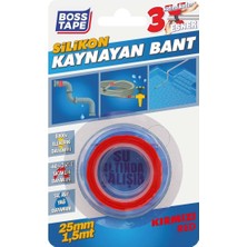 Starseven Tape Kaynayan Tamir Bandı Kırmızı 25 mm x 1,5 mt