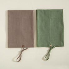 Starseven Collegare Pecete 2'li 45X45 cm Haki/vizon