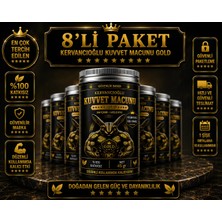 Kervancıoğlu Kuvvet Macunu Bitkisel Atom Güç Enerji ve Performans Desteği (45 gr x 8 Şişe)