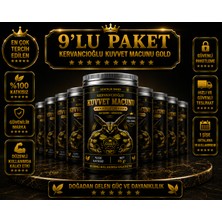 Kervancıoğlu Kuvvet Macunu Bitkisel Atom Güç Enerji ve Performans Desteği (45 gr x 9 Şişe)