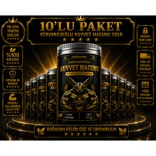Kervancıoğlu Kuvvet Macunu Bitkisel Atom Güç Enerji ve Performans Desteği (45 gr x 10 Şişe)