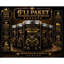 Kervancıoğlu Kuvvet Macunu Bitkisel Atom Güç Enerji ve Performans Desteği (45 gr x 6 Şişe)