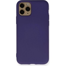 Marsilyan™- Apple Iphone 11 Pro Max Kılıf Nano Içi Kadife Silikon - Mor