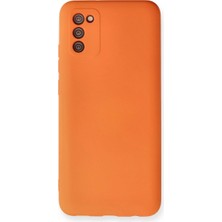 Aydogan's Ayd Samsung Galaxy A03S Kılıf Nano Içi Kadife Silikon - Turuncu
