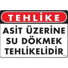 Katar Asit Üzerinde Su Dökmek Tehlikelidir