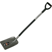 Fiskars Kürek, Genişlik: 24 Cm, Uzunluk: 123 Cm, Çelik Yaprak/alüminyum Sap, Siyah/beyaz, Hafif,