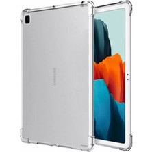 Fırsatkolik Mey Ithalat®  Samsung Galaxy P610 Tab S6 Lite 10.4 Kılıf Anti Shock Tablet Silikon - Şeffaf