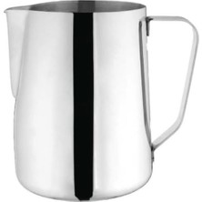 Paslanmaz Çelik Süt ve Kahve Potu, Pitcher Sütlük, Süt Köpürtücü, Köpürtme Kabı, 350 ml