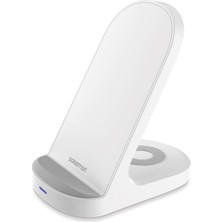 Polosmart PSM126 2 In 1 Masaüstü Kablosuz Şarj Cihazı Beyaz, PSSA03-2