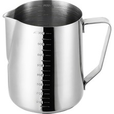 304 Çelik 900 ml Kahve Süt Köpürtme Potu Sütlük Pitcher CIN504