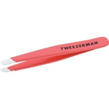Tweezerman Mini Slant Tweezer Geranium - Cımbız