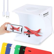 Puluz Mini Fotoğraf Stüdyosu Kutusu 20 cm Taşınabilir Işık Çadır Fotoğrafçılık Işık Ç