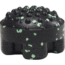 Actifoam Twister Semi Massage Ball Twister Yarım Masaj Topu (7,2x7,2x5,3 Cm, Siyah + Yeşil)