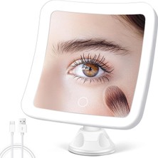 Fabuday 30X Işıklı Büyüteç Aynası - Işıklı ve Büyütmeli Yükseltilmiş Şarj Edilebilir