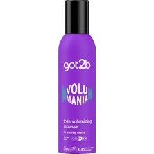 GOT2B Volumania 24H Hacim Veren Köpük 250 Ml, Saç Şekillendirici Köpük, Hacim Artırıcı Saç