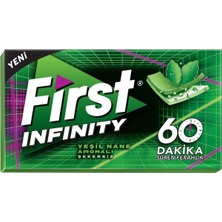 First Infinity 60 Dk Yeşil Nane Aromalı Şekersiz Sakız 27 gr