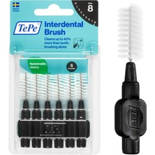 Tepe Blister 1.5 mm - Siyah Diş Arayüz Fırçası (1 x 6 Adet)