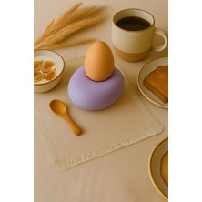 Demcey Home Yumurta Sunum Tabağı Yumurtalık Stand Mor